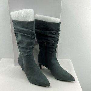 Alfani Lissa Slouch Boots- Grey MC- Size 7 M- NIB